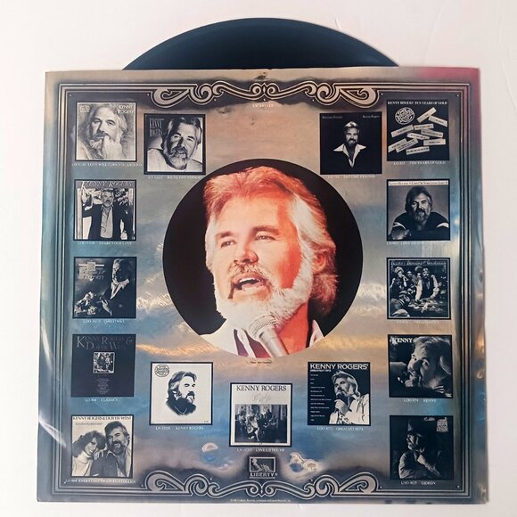 Kenny Rogers Twenty Greatest Hits vinyl record, 1983 original record - Picture 8 of 11